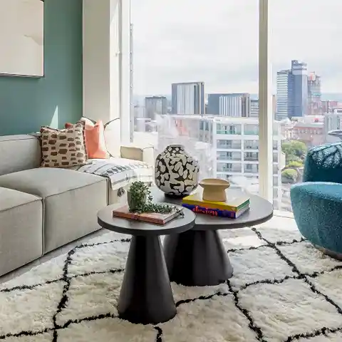 Sol Black Structural Coffee Table