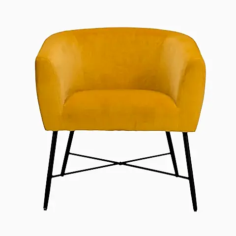 Rovigo Mustard Velvet Occasional Chair