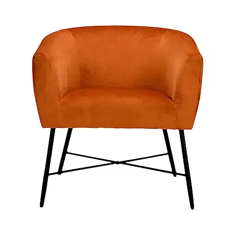 Rovigo Mustard Velvet Occasional Chair